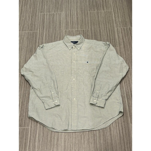 Ralph Lauren Other - Ralph Lauren Classic Fit Button Down Shirt Mens 17 1/2 36/37 Yellow Blue Check‎